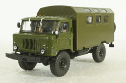 Газ-66 Кунг (К-66) 1964 Легендарные Грузовики СССР №3, 1:43