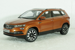 Skoda Karoq 2018, orange, ZSK000001W, Paudi 1:18
