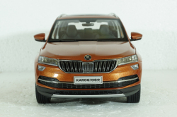 Skoda Karoq 2018, orange, ZSK000001W, Paudi 1:18