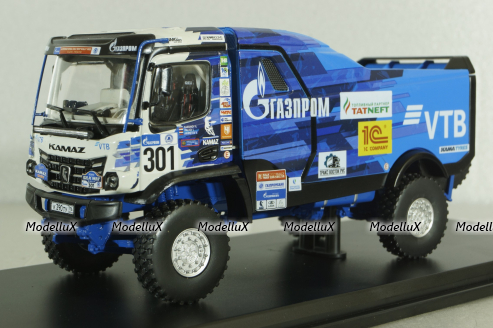 Камаз-435091 (К5) 3-е место Ралли Шелковый путь 2023 #301, А.Каргинов, И.Мальков, В.Ахметов, SSM 1:43