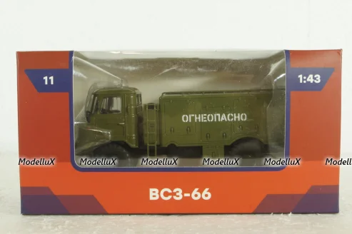 ВСЗ-66, Водоспиртозаправщик военный, Газ-66  Легендарные грузовики №11, 1:43
