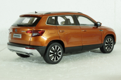 Skoda Karoq 2018, orange, ZSK000001W, Paudi 1:18
