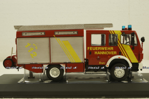 Mercedes LF 16/12 Ziegler, Feuerwehr Hannover, 1995, TRF021S, IXO 1:43