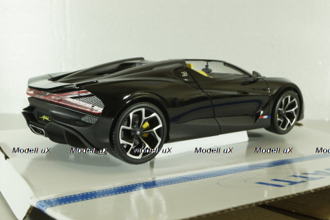 Bugatti W16 Mistral 2023, black,BU11051BK, Burago 1:18