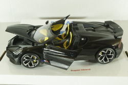 Bugatti W16 Mistral 2023, black,BU11051BK, Burago 1:18