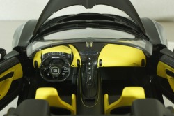 Bugatti W16 Mistral 2023, black,BU11051BK, Burago 1:18