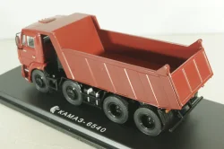 Камаз-6540 8х4 самосвал (ранний), бордовый, SSM1238, SSM 1:43 Уценка!