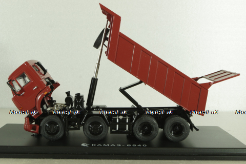 Камаз-6540 8х4 самосвал (ранний), бордовый, SSM1238, SSM 1:43 Уценка!