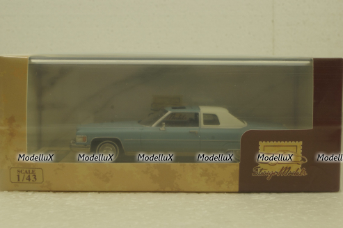 Cadillac Coupe Deville, jennifer blue, STM75602,  Stamp Models 1:43