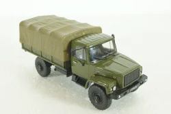 Газ-33081, Садко, военный,  Автолегенды СССР, Грузовики 1:43