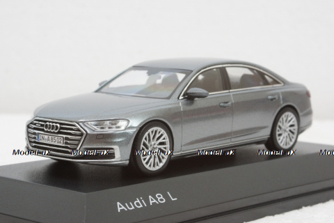 Audi A8 L metallic-grey, IScale 1:43