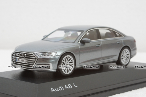 Audi A8 L metallic-grey, IScale 1:43