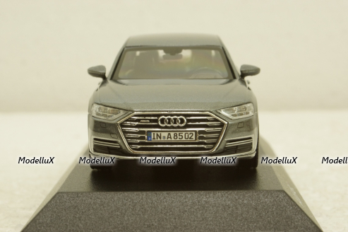 Audi A8 L metallic-grey, IScale 1:43