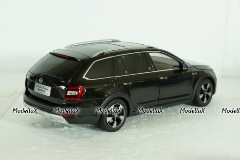 Skoda Octavia Combi (A7) 2017, brown, 2502BR, Paudi 1:18