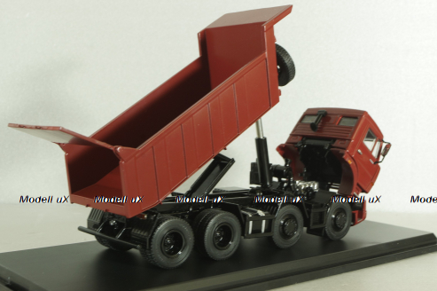 Камаз-6540 8х4 самосвал (ранний), бордовый, SSM1238, SSM 1:43 Уценка!