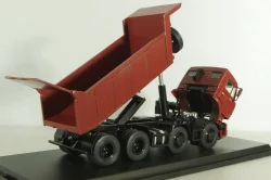 Камаз-6540 8х4 самосвал (ранний), бордовый, SSM1238, SSM 1:43 Уценка!