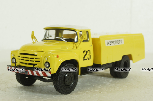 АС-161(130) Аэрофлот, Зил-130 желтый, Автолегенды СССР, Грузовики 1:43