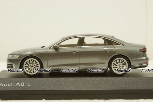 Audi A8 L metallic-grey, IScale 1:43