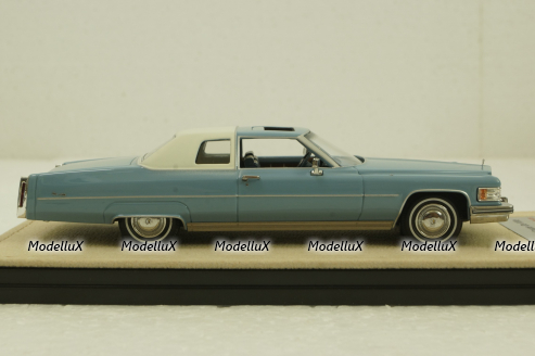 Cadillac Coupe Deville, jennifer blue, STM75602,  Stamp Models 1:43