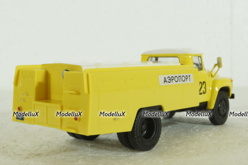 АС-161(130) Аэрофлот, Зил-130 желтый, Автолегенды СССР, Грузовики 1:43
