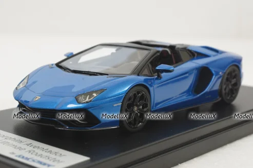 Lamborghini Aventador Ultimae Roadster, blue, LS532A, Looksmart 1:43
