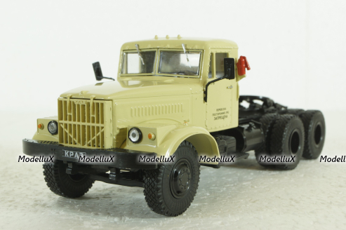 Краз-258Б1, бежевый  Автолегенды СССР, Грузовики 1:43