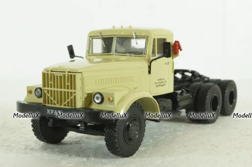 Краз-258Б1, бежевый  Автолегенды СССР, Грузовики 1:43