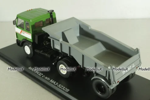 Маз-5432 с п/прицепом самосвалом МАЗ-5232В, SSM1171+SSM7025, SSM 1:43