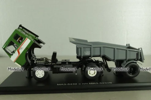 Маз-5432 с п/прицепом самосвалом МАЗ-5232В, SSM1171+SSM7025, SSM 1:43