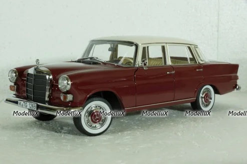 Mercedes 200 (W110) 1966, Red, 183706, Norev 1:18