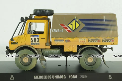 Mercedes Unimog, #503 Rally Paris-Dakar 1984 (P.Bonera - V.Grassi), Norev 1:43