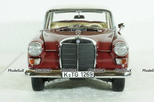 Mercedes 200 (W110) 1966, Red, 183706, Norev 1:18