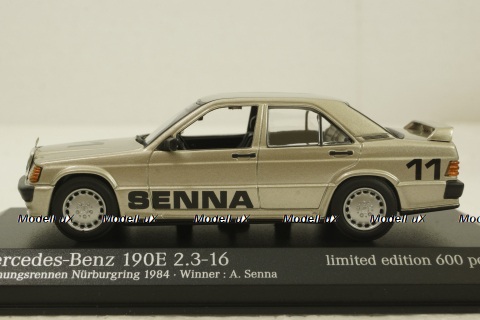 Mercedes 190E 2.3-16 Opening Race 1984, Senna, 943035603, Minichamps 1:43