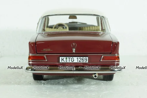 Mercedes 200 (W110) 1966, Red, 183706, Norev 1:18