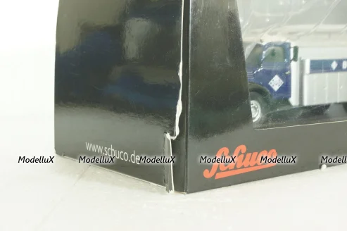 Magirus S6500 fuel truck Aral darkblue, Schuco 1:43