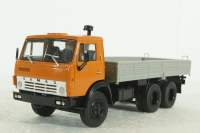  Камаз-5320 бортовой, оранж/сер, TR1019, Наши Грузовики 1:43