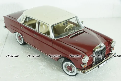 Mercedes 200 (W110) 1966, Red, 183706, Norev 1:18