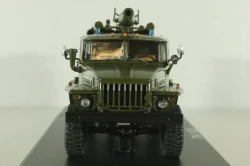 АЦ-40(43202)ПМ-102Б пожарная автоцистерна на шасси Урал-43202, хаки, SSM1233, SSM 1:43