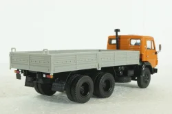  Камаз-5320 бортовой, оранж/сер, TR1019, Наши Грузовики 1:43