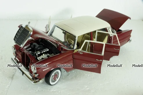 Mercedes 200 (W110) 1966, Red, 183706, Norev 1:18