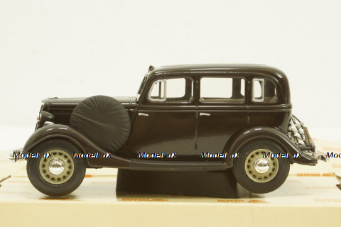 Газ-М1 такси коричневый, Н751, Наш Автопром 1:43