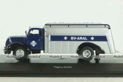 Magirus S6500 fuel truck Aral darkblue, Schuco 1:43