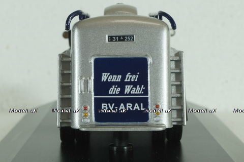 Magirus S6500 fuel truck Aral darkblue, Schuco 1:43