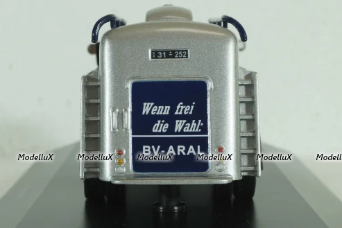 Magirus S6500 fuel truck Aral darkblue, Schuco 1:43