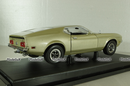 Ford Mustang Mach 1 1971, light grey, 3601, Sun Star 1:18