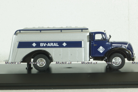 Magirus S6500 fuel truck Aral darkblue, Schuco 1:43
