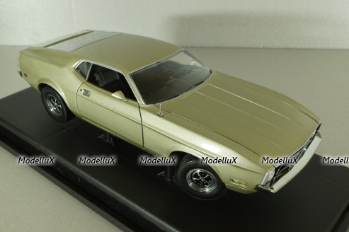 Ford Mustang Mach 1 1971, light grey, 3601, Sun Star 1:18