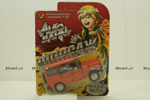 Уаз-315195 Hunter, красный, Bauer 1:43