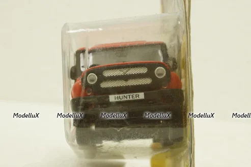 Уаз-315195 Hunter, красный, Bauer 1:43