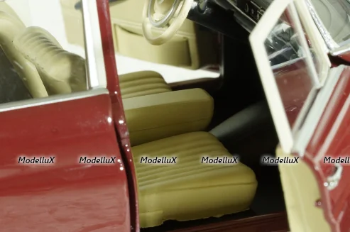 Mercedes 200 (W110) 1966, Red, 183706, Norev 1:18